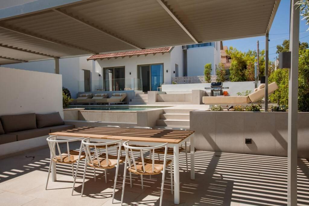 Chania Living Stories Villa With Piano Exterior photo