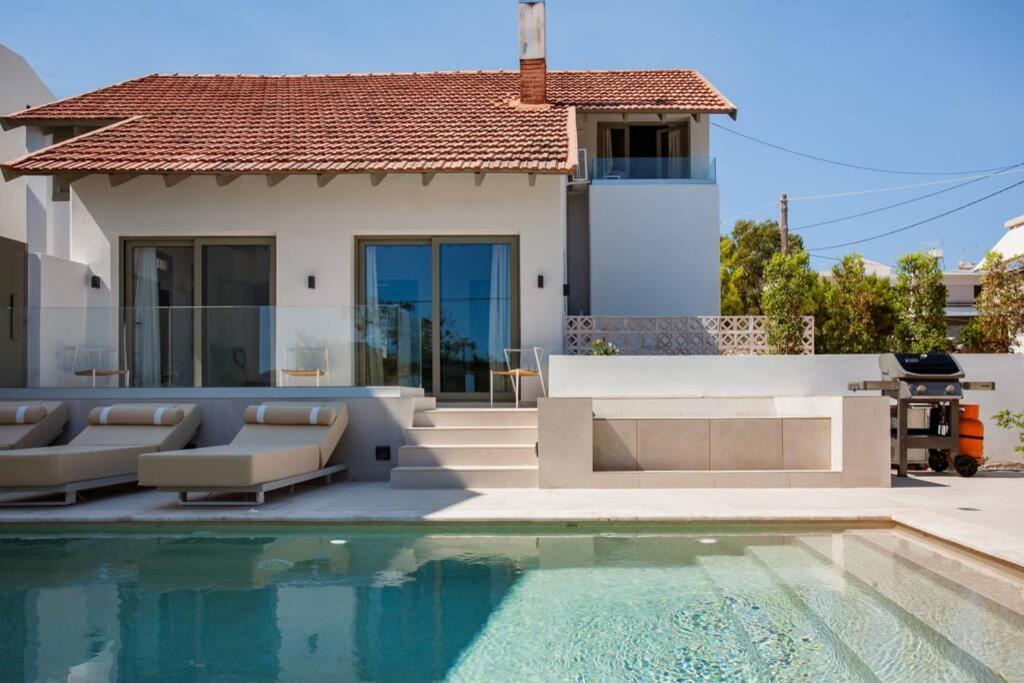 Chania Living Stories Villa With Piano Exterior photo