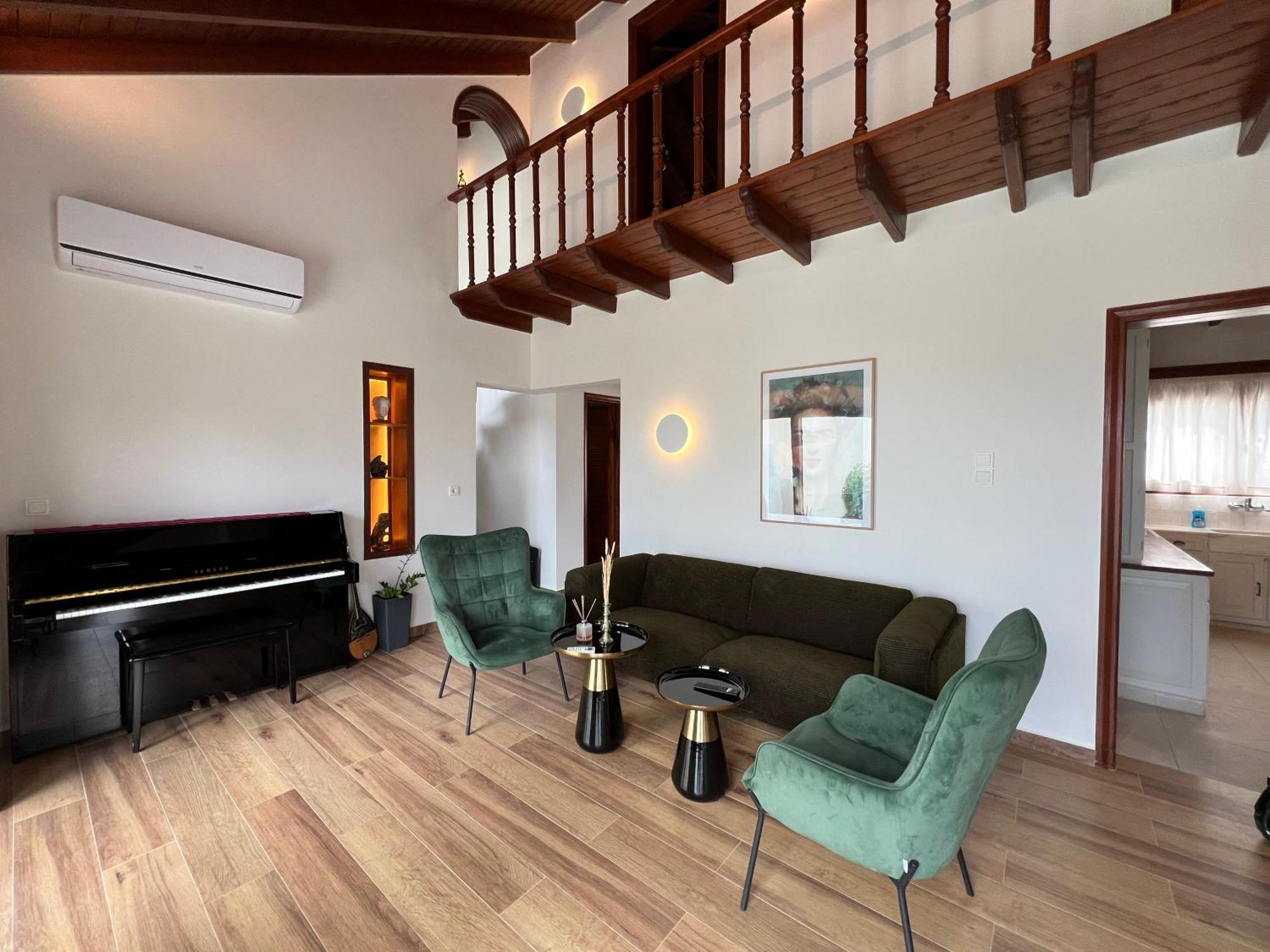 Chania Living Stories Villa With Piano Exterior photo